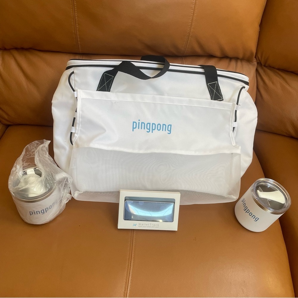 NEW Duffel Bag for Sports and Fitness with Thermal Mugs and Tracked Wallet